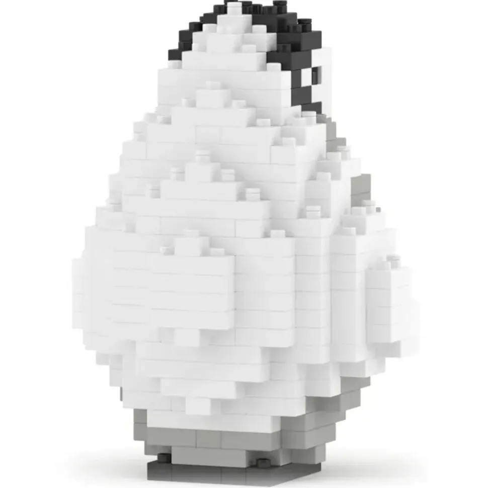 Jekca - Emperor Penguin 02 - Big - Lego - Sculpture - Construction - 4D - Brick Animals - Toys - Avvenice