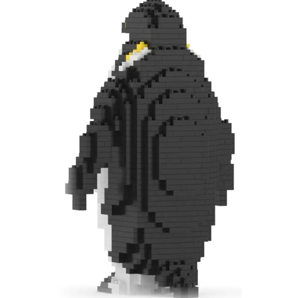 Jekca - Emperor Penguin 01 - Big - Lego - Sculpture - Construction - 4D - Brick Animals - Toys - Avvenice