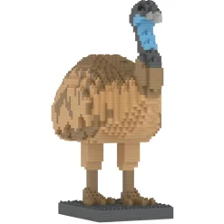 Jekca - Emu 01 - Lego - Sculpture - Construction - 4D - Brick Animals - Toys - Avvenice