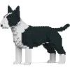 Jekca - English Bull Terrier 01-M01 - Big - Lego - Sculpture - Construction - 4D - Brick Animals - Toys - Avvenice