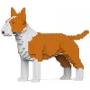 Jekca - English Bull Terrier 01S-M02 - Lego - Sculpture - Construction - 4D - Brick Animals - Toys - Avvenice