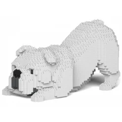 Jekca - English Bulldog 4-in-1 Pack 01S-M02 - Lego - Sculpture - Construction - 4D - Brick Animals - Toys - Avvenice