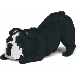 Jekca - English Bulldog 4-in-1 Pack 01-M04 - Big - Lego - Sculpture - Construction - 4D - Brick Animals - Toys - Avvenice