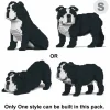 Jekca - English Bulldog 4-in-1 Pack 01S-M04 - Lego - Sculpture - Construction - 4D - Brick Animals - Toys - Avvenice