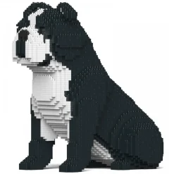 Jekca - English Bulldog 4-in-1 Pack 01S-M04 - Lego - Sculpture - Construction - 4D - Brick Animals - Toys - Avvenice