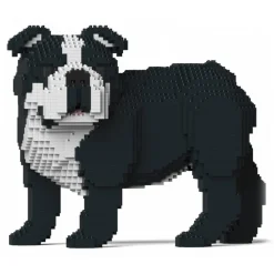 Jekca - English Bulldog 4-in-1 Pack 01S-M04 - Lego - Sculpture - Construction - 4D - Brick Animals - Toys - Avvenice