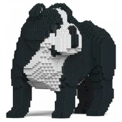 Jekca - English Bulldog 4-in-1 Pack 01S-M04 - Lego - Sculpture - Construction - 4D - Brick Animals - Toys - Avvenice