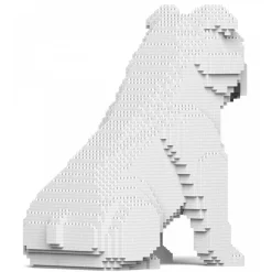Jekca - English Bulldog 4-in-1 Pack 01-M02 - Big - Lego - Sculpture - Construction - 4D - Brick Animals - Toys - Avvenice