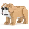 Jekca - English Bulldog Mini 01 - Big - Lego - Sculpture - Construction - 4D - Brick Animals - Toys - Avvenice