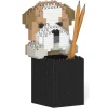 Jekca - English Bulldog Pencil Cup 01S - Lego - Sculpture - Construction - 4D - Brick Animals - Toys - Avvenice