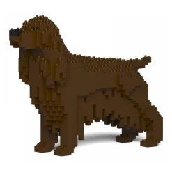 Jekca - English Cocker Spaniel 01S-M04 - Lego - Sculpture - Construction - 4D - Brick Animals - Toys - Avvenice
