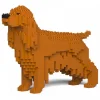 Jekca - English Cocker Spaniel 01-M03 - Big - Lego - Sculpture - Construction - 4D - Brick Animals - Toys - Avvenice