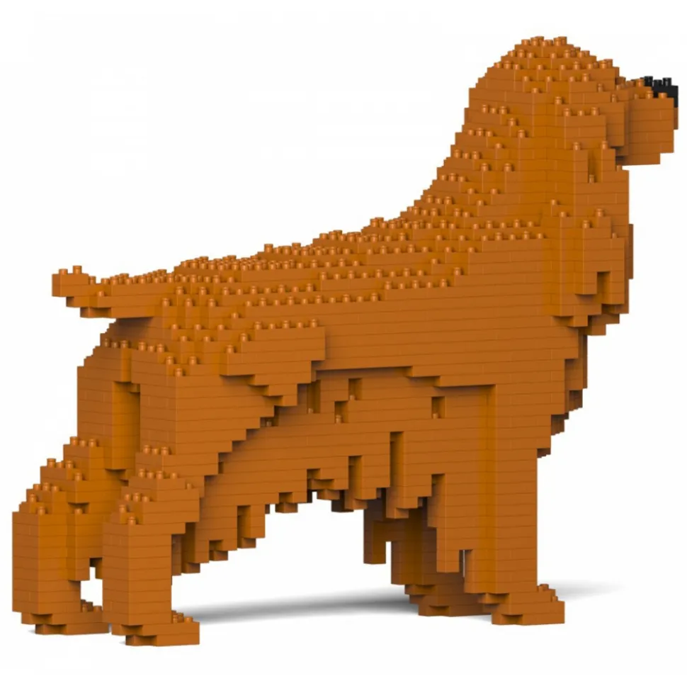 Jekca - English Cocker Spaniel 01-M03 - Big - Lego - Sculpture - Construction - 4D - Brick Animals - Toys - Avvenice