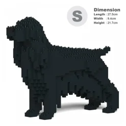 Jekca - English Cocker Spaniel 01S-M02 - Lego - Sculpture - Construction - 4D - Brick Animals - Toys - Avvenice