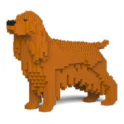 Jekca - English Cocker Spaniel 01S-M03 - Lego - Sculpture - Construction - 4D - Brick Animals - Toys - Avvenice