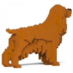 Jekca - English Cocker Spaniel 01S-M03 - Lego - Sculpture - Construction - 4D - Brick Animals - Toys - Avvenice