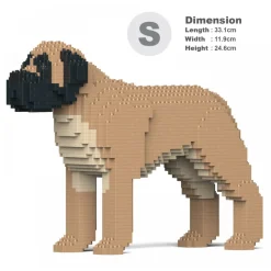 Jekca - English Mastiff 01S-M01 - Lego - Sculpture - Construction - 4D - Brick Animals - Toys - Avvenice