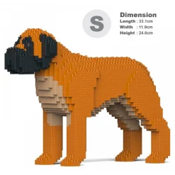 Jekca - English Mastiff 01S-M02 - Lego - Sculpture - Construction - 4D - Brick Animals - Toys - Avvenice