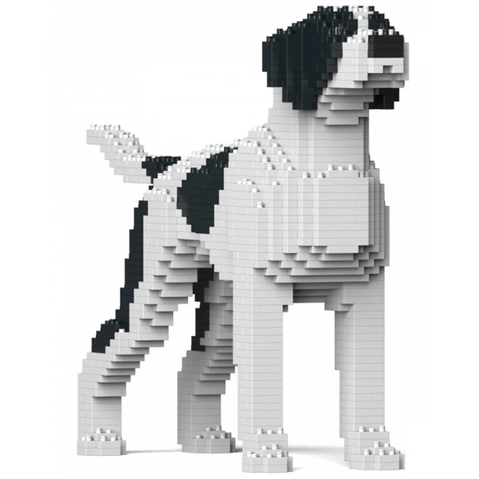 Jekca - English Pointer 01-M02 - Big - Lego - Sculpture - Construction - 4D - Brick Animals - Toys - Avvenice