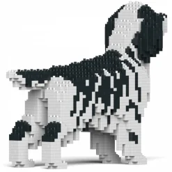 Jekca - English Setter 01-M02 - Big - Lego - Sculpture - Construction - 4D - Brick Animals - Toys - Avvenice