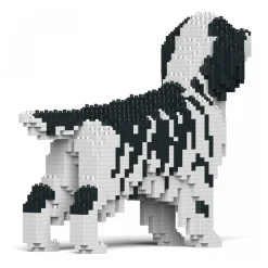 Jekca - English Setter 01S-M02 - Lego - Sculpture - Construction - 4D - Brick Animals - Toys - Avvenice