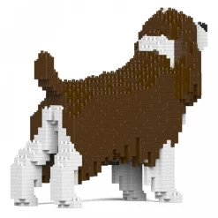 Jekca - English Springer Spaniel 01S-M03 - Lego - Sculpture - Construction - 4D - Brick Animals - Toys - Avvenice