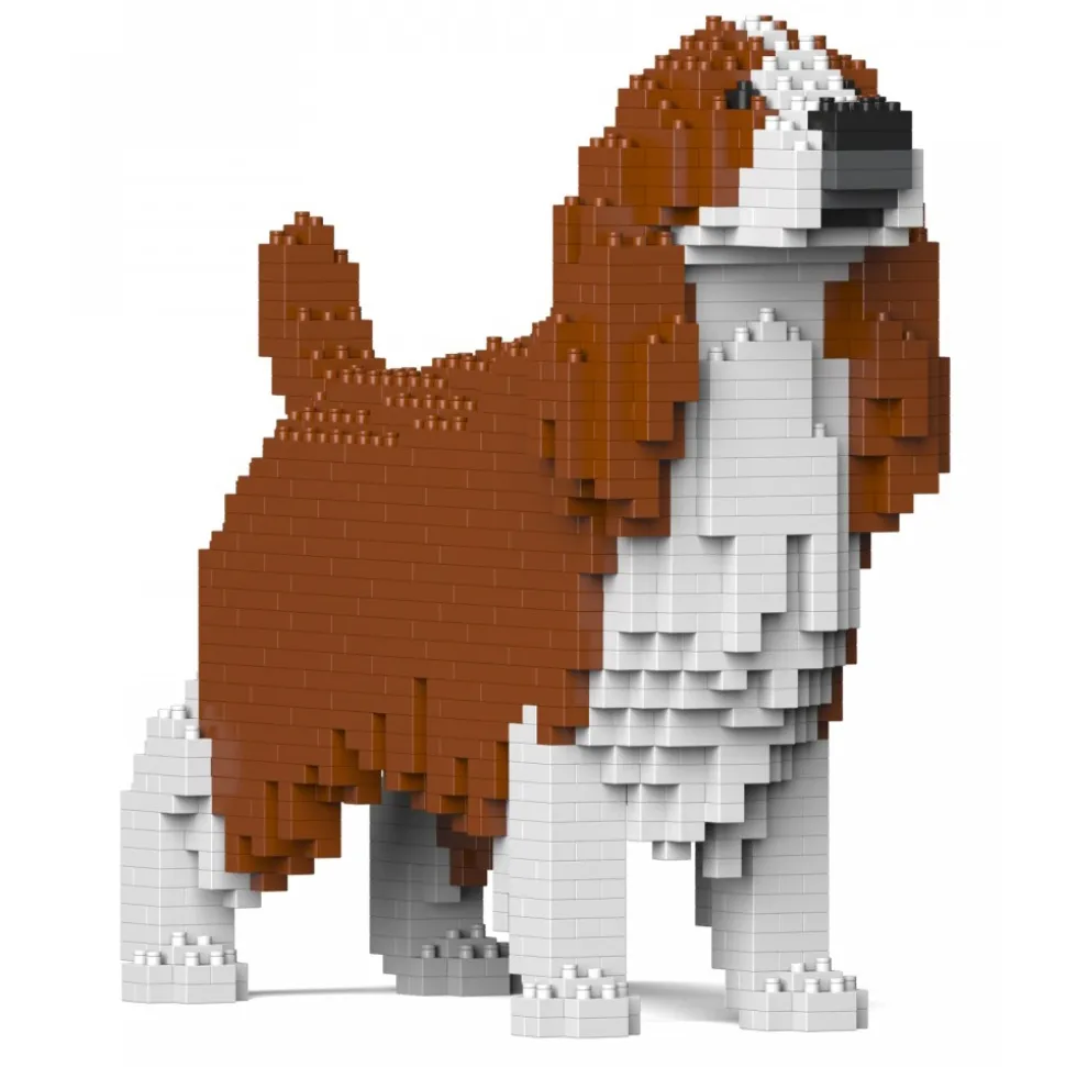 Jekca - English Springer Spaniel 01S-M01 - Lego - Sculpture - Construction - 4D - Brick Animals - Toys - Avvenice