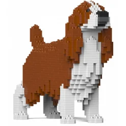 Jekca - English Springer Spaniel 01-M01 - Big - Lego - Sculpture - Construction - 4D - Brick Animals - Toys - Avvenice
