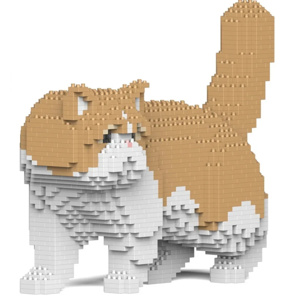 Jekca - Exotic Shorthair Cat 01S-M01 - Lego - Sculpture - Construction - 4D - Brick Animals - Toys - Avvenice