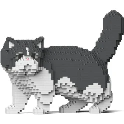 Jekca - Exotic Shorthair Cat 01S-M02 - Lego - Sculpture - Construction - 4D - Brick Animals - Toys - Avvenice