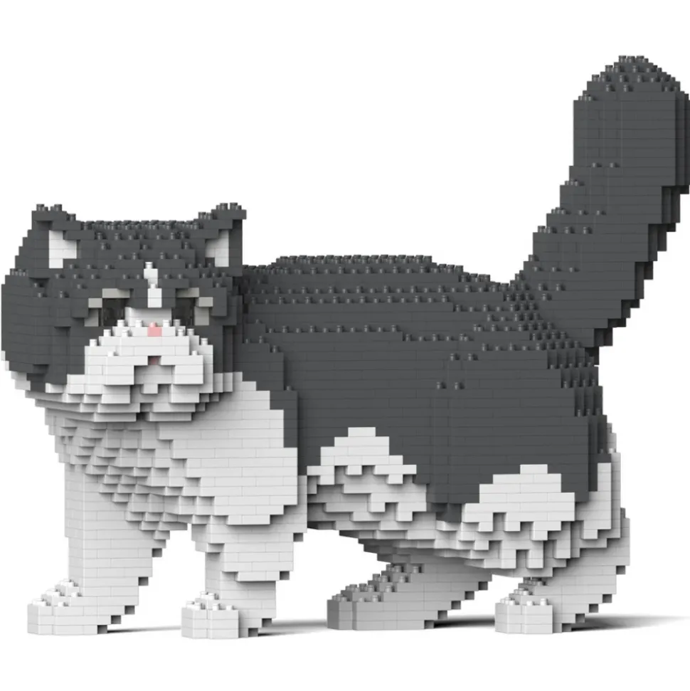 Jekca - Exotic Shorthair Cat 01S-M02 - Lego - Sculpture - Construction - 4D - Brick Animals - Toys - Avvenice
