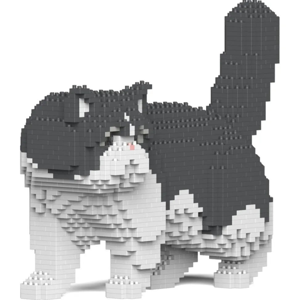 Jekca - Exotic Shorthair Cat 01S-M02 - Lego - Sculpture - Construction - 4D - Brick Animals - Toys - Avvenice