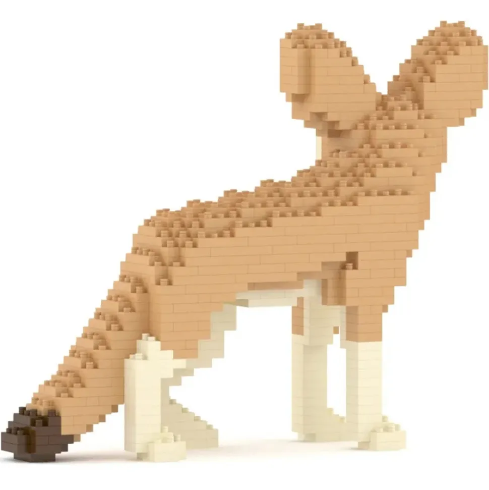 Jekca - Fennec Fox 01 - Big - Lego - Sculpture - Construction - 4D - Brick Animals - Toys - Avvenice