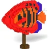 Jekca - Flame Angelfish 01 - Big - Lego - Sculpture - Construction - 4D - Brick Animals - Toys - Avvenice