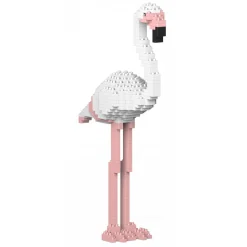 Jekca - Flamingo 01S-M01 - Lego - Sculpture - Construction - 4D - Brick Animals - Toys - Avvenice