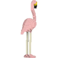 Jekca - Flamingo 01S-M02 - Lego - Sculpture - Construction - 4D - Brick Animals - Toys - Avvenice