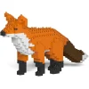 Jekca - Fox 01S - Lego - Sculpture - Construction - 4D - Brick Animals - Toys - Avvenice