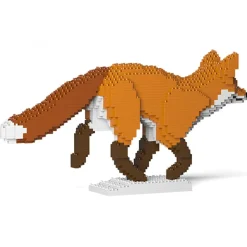 Jekca - Fox 05S - Lego - Sculpture - Construction - 4D - Brick Animals - Toys - Avvenice
