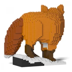 Jekca - Fox 03S - Lego - Sculpture - Construction - 4D - Brick Animals - Toys - Avvenice