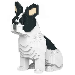 Jekca - French Bulldog - Dog - ST19FB04-M04 - Lego - Sculpture - Construction - 4D - Brick Animals - Toys - Avvenice