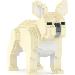 Jekca - French Bulldog 02-M02 - Big - Lego - Sculpture - Construction - 4D - Brick Animals - Toys - Avvenice