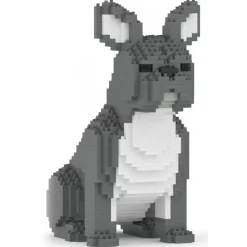 Jekca - French Bulldog 04-M05 - Big - Lego - Sculpture - Construction - 4D - Brick Animals - Toys - Avvenice