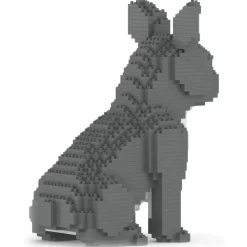 Jekca - French Bulldog 04-M05 - Big - Lego - Sculpture - Construction - 4D - Brick Animals - Toys - Avvenice