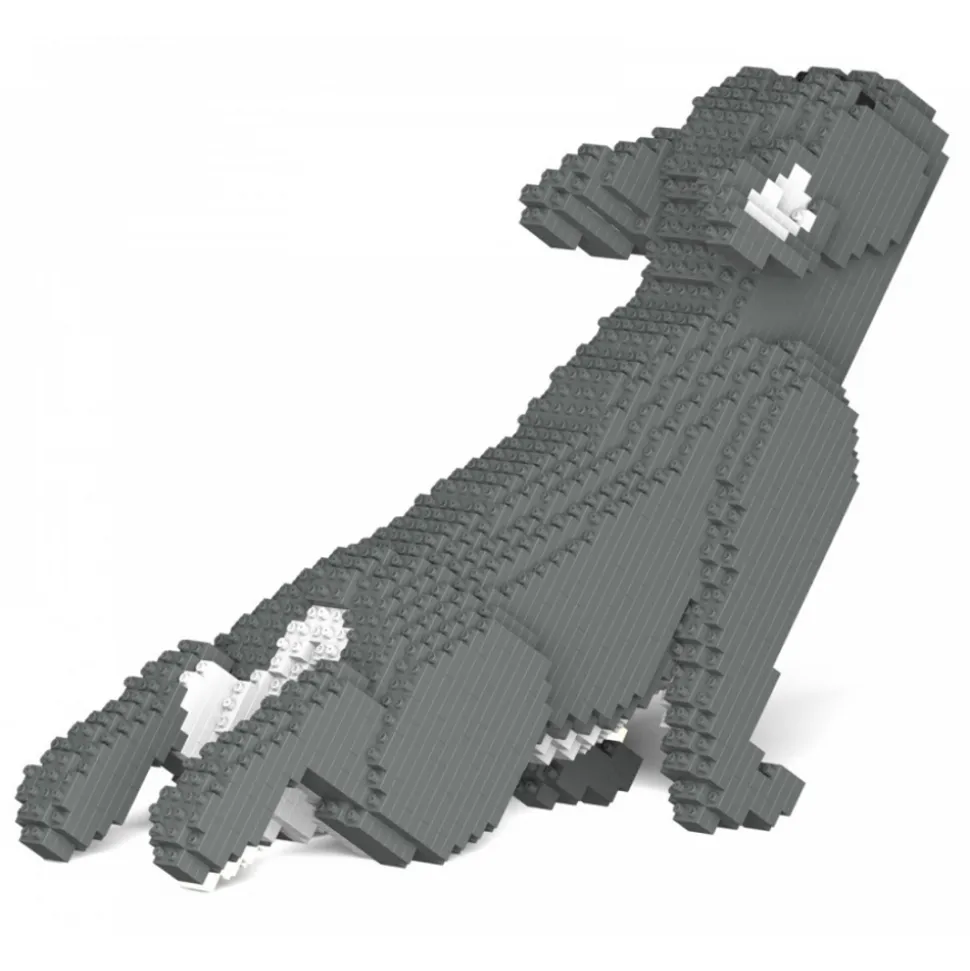 Jekca - French Bulldog 05-M05 - Big - Lego - Sculpture - Construction - 4D - Brick Animals - Toys - Avvenice