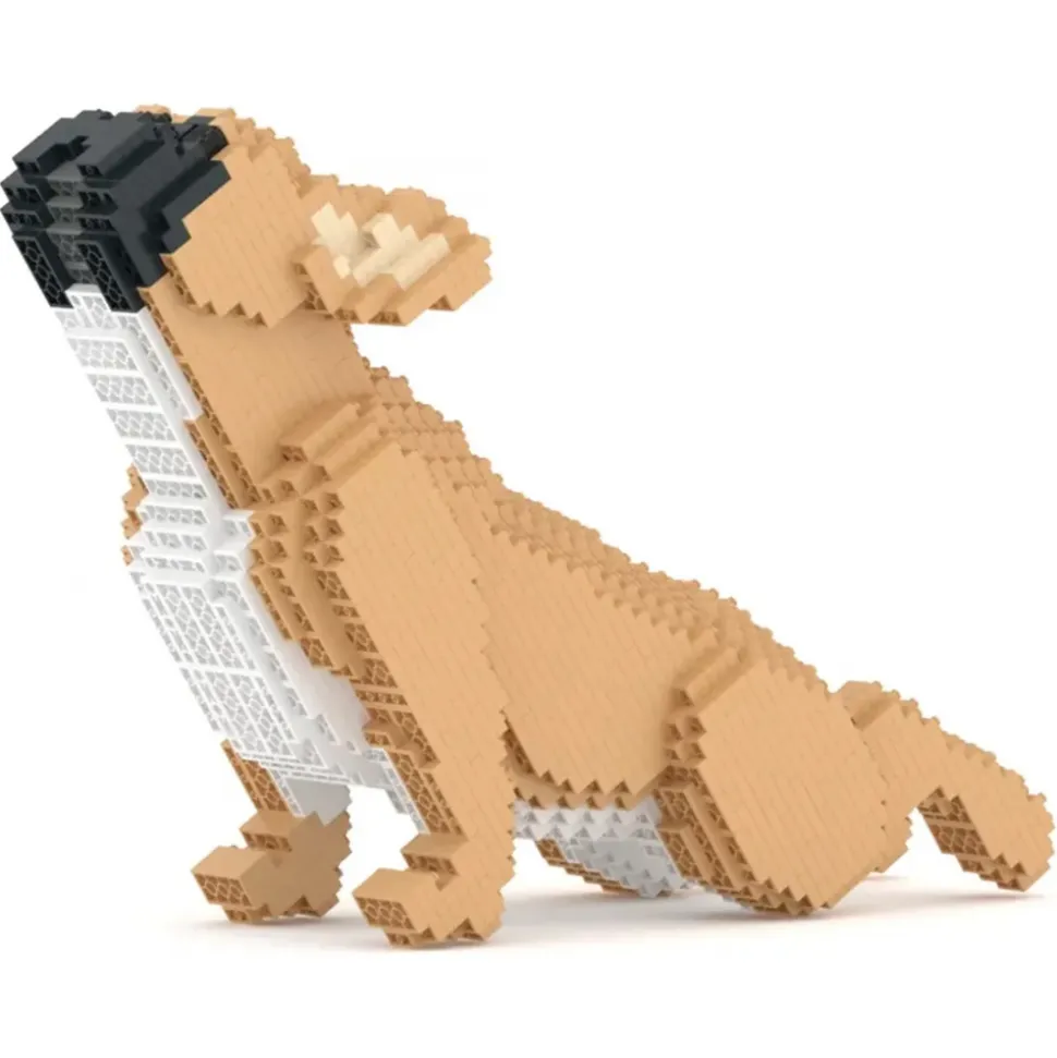 Jekca - French Bulldog 05-M01 - Big - Lego - Sculpture - Construction - 4D - Brick Animals - Toys - Avvenice