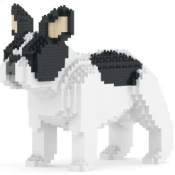 Jekca - French Bulldog 02-M04 - Big - Lego - Sculpture - Construction - 4D - Brick Animals - Toys - Avvenice