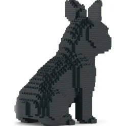 Jekca - French Bulldog 04-M03 - Big - Lego - Sculpture - Construction - 4D - Brick Animals - Toys - Avvenice