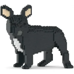 Jekca - French Bulldog 03-M03 - Big - Lego - Sculpture - Construction - 4D - Brick Animals - Toys - Avvenice
