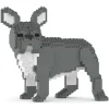 Jekca - French Bulldog 03-M05 - Big - Lego - Sculpture - Construction - 4D - Brick Animals - Toys - Avvenice