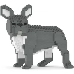 Jekca - French Bulldog 03-M05 - Big - Lego - Sculpture - Construction - 4D - Brick Animals - Toys - Avvenice